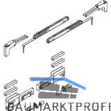 VITRIS Atrivant 80 Beschlagset Komfort links schlie�end Wei�aluminium RAL 9006