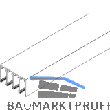 VITRIS Atrivant 80 Deckenschiene niedrig 4-bahnig Silber L=6000 mm