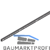 VITRIS Atrivant 80 B�rstenleiste einschiebbar Glas 10 mm Grau L=6000 mm