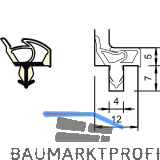 Innent�rdichtung SP 7575, Kurzbund � 6,25 Meter, Kunststoff beige