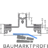 GUTMANN Riegeldichtung GF60 R-E2, Bundl�nge 30 m, Kunststoff APTK schwarz