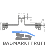 GUTMANN Riegeldichtung GF80 R-E2, Bundl�nge 30 m, Kunststoff APTK schwarz