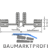 GUTMANN Pfostendichtung PD 60-100 variabel, L=30 m, Kunststoff APTK schwarz