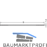 GUTMANN Fugenband f�r Anschlussfl�chen, 2000/60 mm, L=10 m, Silikon lichtgrau