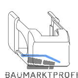 MACO Abdeckung kurz Ecklager AS/DTuni/PVC, schwarz (42196)