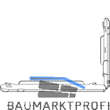 MACO Unterlage POWER Typ 09, rechts unten/links oben, grau (364174)