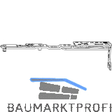 MACO Drehbandarm POWER Holz/PVC FT30 13V FFB 255-1400 silber links (217696)