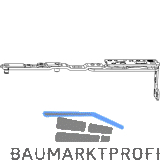 MACO Kippbandarm POWER Holz/PVC FT30 13V FFB 255-1200 silber rechts (217727)