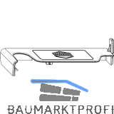 MACO Abdeckkappe Ecklager POWER Holz, FT 30 mm, rechts, RAL 9022 (365224)