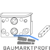 MACO Zwischengetriebe DM -6 mm Falzluft 12 mm �berschlag 20 mm 13V silber