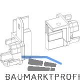 Endst�cke Transit 58 - 76 f�r Mitte rechts Falz 12 mm, Kunststoff lichtgrau