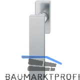 FSB Fenstergriff 34 1003 eckige Rosette, Edelstahl matt