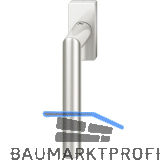 FSB Fenstergriff 34 1076 eckige Rosette, Aluminium silber eloxiert