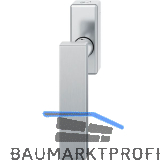 FSB Fenstergriff 34 1003 abschlie�bar eckige Rosette, Edelstahl matt