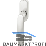 FSB Fenstergriff 34 1015 abschlie�bar ovale Rosette, Aluminium silber eloxiert