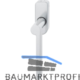 FSB Fenstergriff 34 1021 abschlie�bar ovale Rosette, rechts, Edelstahl matt