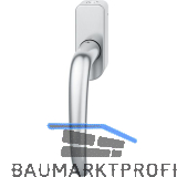 FSB Fenstergriff 34 1023 abschlie�bar ovale Rosette, Edelstahl matt