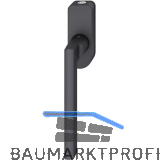 FSB Fenstergriff 34 1035 abschlie�bar ovale Rosette, Aluminium schwarz matt