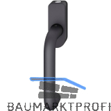 FSB Fenstergriff 34 1070 abschlie�bar ovale Rosette, Aluminium schwarz matt