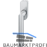 FSB Fenstergriff 34 1076 abschlie�bar ovale Rosette, Edelstahl matt