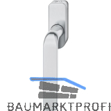 FSB Fenstergriff 34 1267 abschlie�bar ovale Rosette, Aluminium silber eloxiert