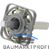 HOPPE Montagemodul UP52/RFL eckig, Vierkant 10/72 mm, Stahl aluminiumfarbig