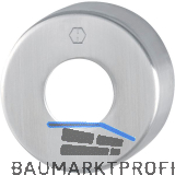 HOPPE Griff-Abdeckrosette rund, Edelstahl matt