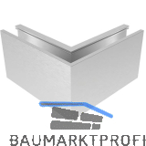 ECONOMY Innenecke f�r Bodenprofile 0004 ECO, Aluminium silber eloxiert