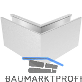 ECONOMY Innenecke f�r Bodenprofile 0008, Aluminium silber eloxiert