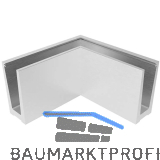 ECONOMY Au�enecke f�r Bodenprofile 0008, Aluminium silber eloxiert