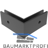 ECONOMY Au�enecke f�r Bodenprofil 0005,zur vorgesetzten Montage,schwarz eloxiert