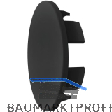 ECONOMY Abdeckkappe f�r Bodenprofile 0005, Kunststoff schwarz