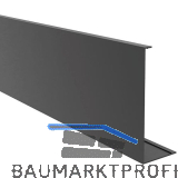 ECONOMY Abdeckprofil gerade, 5000 mm, Aluminium schwarz eloxiert