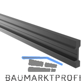 ECONOMY Entw�sserungsprofil f�r Bodenprofile 0005, Aluminium schwarz eloxiert