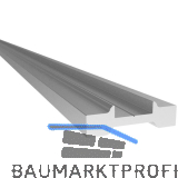 ECONOMY Entw�sserungsprofil f�r Bodenprofile 0005, Aluminium silber eloxiert