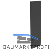 ECONOMY Endkappe f�r Bodenprofil h-Form 0011,zur vorgesetzten Montage,Schwarz