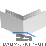 ECONOMY Innenecke f�r Bodenprofile 0004 UnoXL FLEX2, Aluminium silber eloxiert