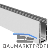 ECONOMY Bodenprofil 0004 verst. PRO FLEX zur aufgesetzten Montage,5000mm,silber
