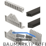 ECONOMY Dichtungsset PRO FLEX, 2500 mm, Glasst�rke 17,52 mm,Kunststoff/Gummi