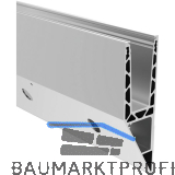 ECONOMY Bodenprofil 0011 verst.FLEX ProXL zur vorgesetzten Montage,5000mm,silber