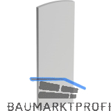 ECONOMY Endkappe f�r Bodenprofile 0011 FLEX LIGHT, rechts, silber eloxiert