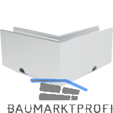 ECONOMY Au�enecke f�r Bodenprofile 0011 FLEX LIGHT, Aluminium silber eloxiert