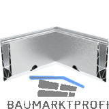 ECONOMY Innenecke f�r Bodenprofile 0011 FLEX LIGHT, Aluminium silber eloxiert