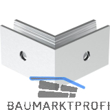 ECONOMY Au�enecke f�r Bodenprofile 0005 UNO FLEX, Aluminium silber eloxiert