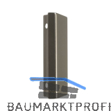 MACO Balkont�rgriff BASE 38163, L�nge 71 mm, Aluminium titan