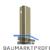 MACO Balkont�rgriff BASE 30290, L�nge 71 mm, Aluminium neusilber eloxiert