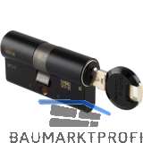 DORMAKABA Einbaudoppelzylinder expert plus, verschiedensperrend, 70/75, schwarz