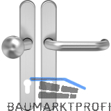 ECO Wechselgarnitur D 116 Schmalschild PZ92, VK 9 mm, Edelstahl