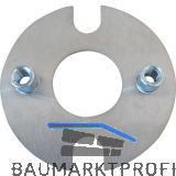 ECO Befestigungsscheibe f�r Halbgarnitur- Rosette, � 55 mm, Edelstahl