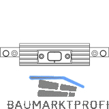 ROTO Deckelbr�cke Nr. 100 f�r Bodenschwelle EIFEL TB Aluminium